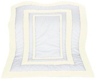 Baby Doll Modern Hotel Style Crib Comforter, Ivory  Nursery Quilts  Baby