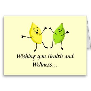 Wishing you Health and WellnessGreeting Card
