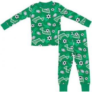 Agabang Soccer Organic Cotton Pajamas for Toddlers and Boys 2T Pajama Sets Clothing