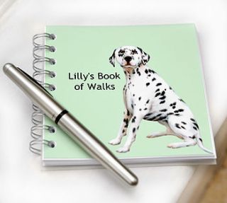 dalmation dog notebook by amanda hancocks