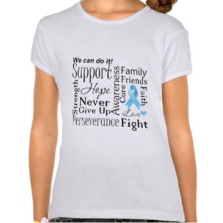 Prostate Cancer Supportive Words T shirt