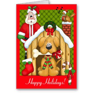 Cute Christmas Dog Cards