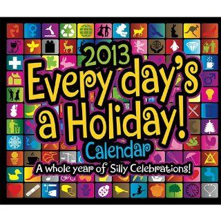 Every Day's a Holiday 365 Page A day Box / Desk / Tear Off Calendar 2013   Office Desk Pad Calendars