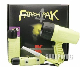 Underwater Kinetics   Fathom 4 Pack   Dive Light Flashlight Kit  Sports & Outdoors