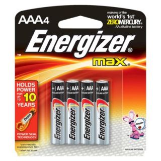 Energizer Max AAA Long Lasting Alkaline Batterie