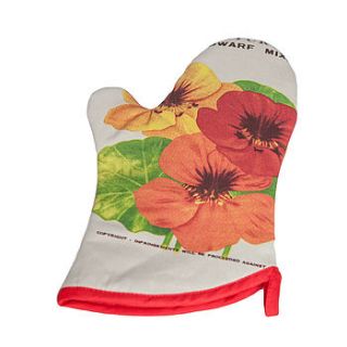 pair nasturtium oven mitts by dotty designs