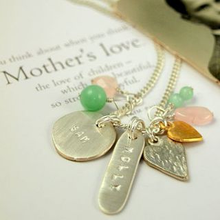 personalised molly charm necklace by chambers & beau