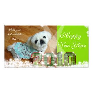 Diamond 2010,  Happy New Year Custom Photo Card