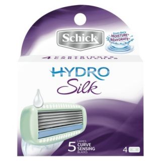 Schick® Hydro Silk Refill Cartridges   4 Car