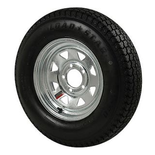 Kenda Loadstar 175/80 x 13 Bias Trailer Tire w/5 Lug Galvanized Spoke Rim 81058