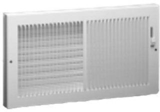 10x6 WHT Base Register   Heating Vents  
