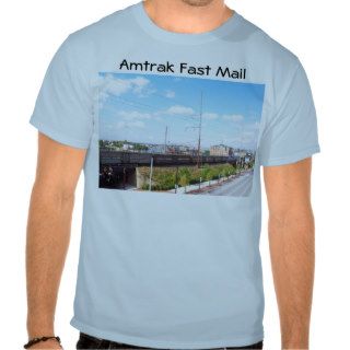Amtrak Fast Mail at Wilmington Delaware Tshirts
