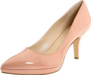 Nine West Women's Reaves Platform Pump, Light Pink Patent, 12 M US Pumps Shoes Shoes