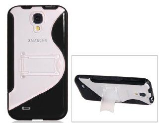 TPU Protective Case with Bracket for Samsung Galaxy S4/i9500 (Black) Cell Phones & Accessories