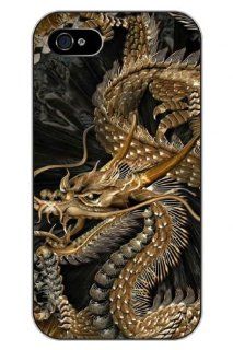 SPRAWL New Fashion Design Hard Protect Skin Case Cover Shell for Mobile Cell Phone Apple Iphone 5 / I5  golden chinese dragon Cell Phones & Accessories