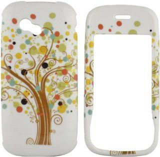 Talon 14237  Phone Case for LG GW370 Neon 2 (Contempo Tree)   AT&T   1 Pack   Retail Packaging   White/Yellow/black/Green Cell Phones & Accessories