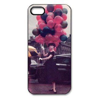 CoverMonster Audrey Hepburn Hard Plastic Case Back Cover for Iphone 5 5S Cell Phones & Accessories