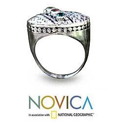 Sterling Silver 'Regal' Multi gemstone Ring (Indonesia) Novica Rings