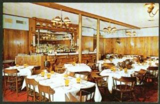 Dining Kunkel's Restaurant Bridgeport CT postcard 50s Entertainment Collectibles