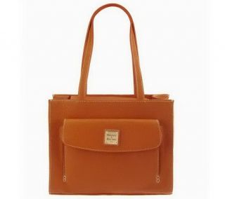 As Is Dooney & Bourke Pebble Leather Janine Bag with Front Pocket —
