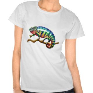 Panther Chameleon Lizard T shirt