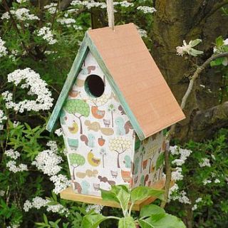 decorative birdhouse by hamble & pops