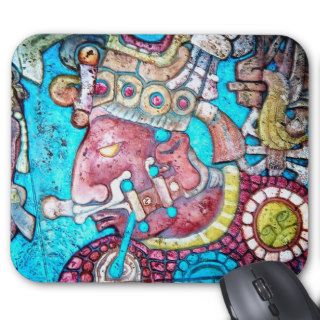 Aztec Maya Inca High Priest Indian Mousepad art
