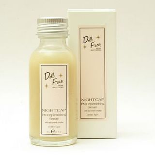 'nightcap' replenishing serum by doll face natural beauty cocktails