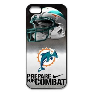 Miami Dolphins Custom Case for iPhone 5 5S CP1574 Cell Phones & Accessories