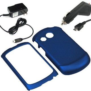 Hard Plastic Snap on Cover Fits Pantech P6020 Swift Blue + Charger + USB Cable AT&T Cell Phones & Accessories