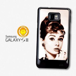 Audrey Hepburn fits Samsung Galaxy S2 S2 Plus Case Sepia 378IB Cell Phones & Accessories