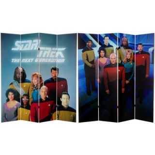 Oriental Furniture 71 x 63 Star Trek Tall Double Sided Voyager 4