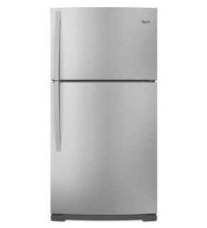 Whirlpool WRT371SZBM 21.1 Cu. Ft. Stainless Steel Top Freezer Refrigerator   Energy Star Appliances
