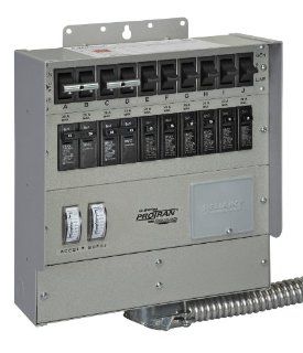 Reliance Controls Q310C 10 Ciruit Q Series Switch, 125/250 Volt  Generator Transfer Switches  Patio, Lawn & Garden