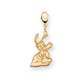 14kt Disney Pluto Lobster Clasp Charm Jewelry