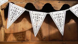 laser cut bunting by the hummingbird card company