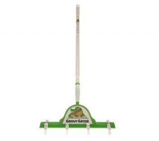 Grout Gator Adjustable Multi Brush Grout Cleaner with 48in. Pole —