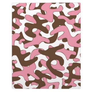 Ice cream color Camouflage Pattern Plaque