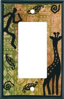 AFRICAN NIGHTS Switchplates Outlet Covers, Rocker, GFCI 1 Toggle   Switch Plates  