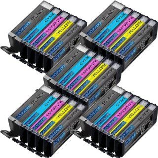 5 Pack of 5 Inktoneram Replacement ink cartridges for Canon PGI 250XL CLI 251XL Ink Cartridges replacement for Canon PGI 250PGBK CLI 251BK CLI 251C CLI 251M CLI 251Y (BK C M Y) Combo Set Electronics