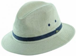 Tommy Bahama Linen Blend Canvas Safari Hat at  Mens Clothing store Fedoras