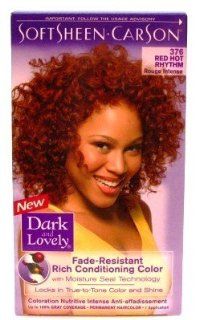 Dark & Lovely Color #376 Red Hot Mary (3 Pack) with Free Nail File Health & Personal Care