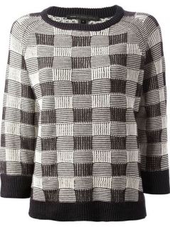 Marc By Marc Jacobs Checked Knit Sweater