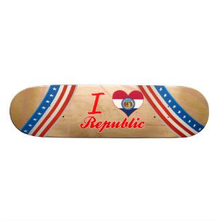 I Love Republic, Missouri Skateboard Decks