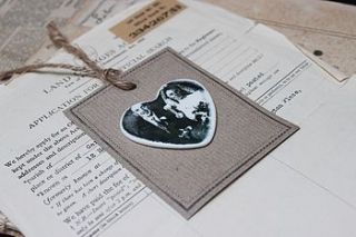 personalised porcelain button by amanda mercer