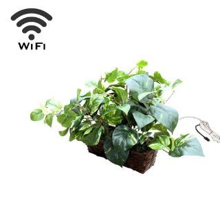 Wireless Spy Camera with WiFi Digital IP Signal, Recording & Remote Internet Access (Camera Hidden in a Fake Plant)  Home Security Systems  Camera & Photo
