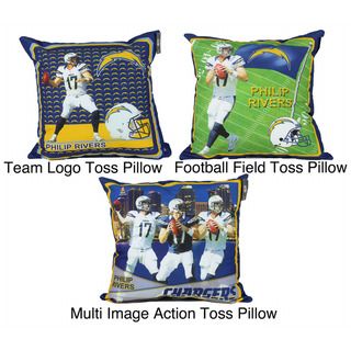 San Diego Chargers Philip Rivers Toss Pillow Throw Pillows