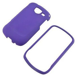 Purple Rubberized Protector Case for Samsung Brightside SCH U380 Cell Phones & Accessories