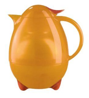 Leifheit 1 Liter Columbus 2000 Insulated Carafe, yellow/red Kitchen & Dining