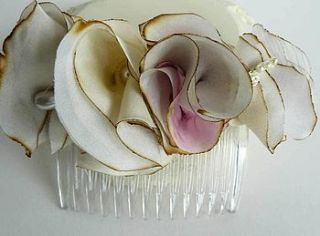 lily silk haircomb by ewa morawski textiles